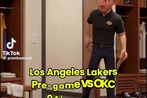 雷迪克彪哥冲突太搞了美媒AI动画恶搞湖人vs雷霆