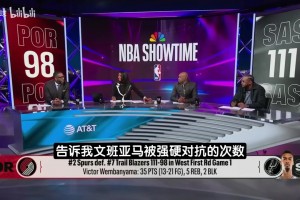 麦迪：开拓者要给文班上强度啊！敢冲篮下就把他顶翻！